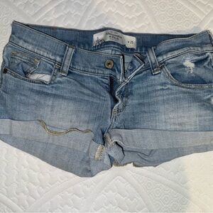 American Eagle Outfitters Women's Blue Denim Shorts